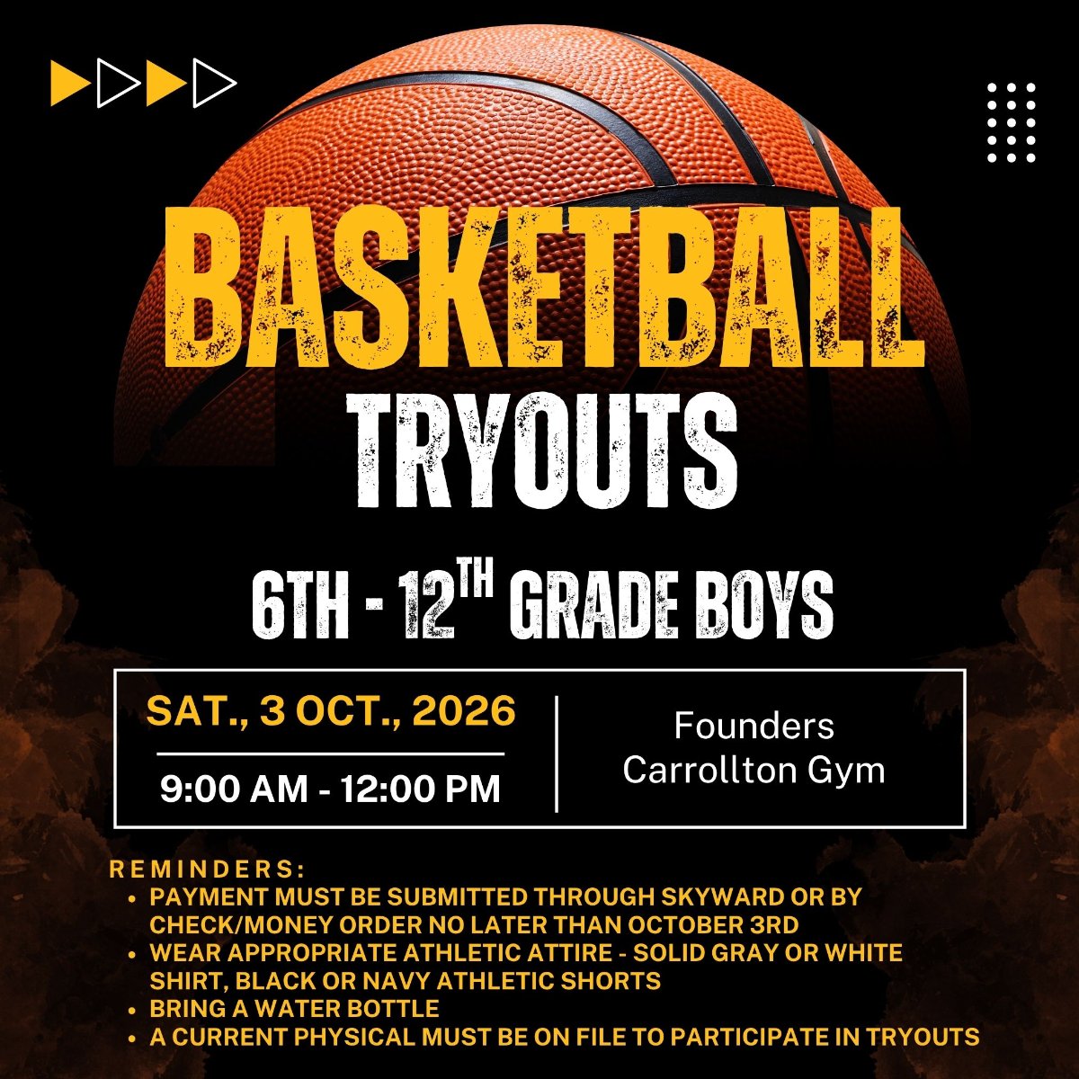 BB Tryouts 